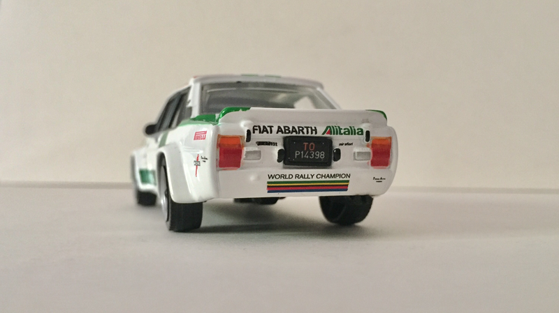Illustration for article titled Spaghetti Sunday - Fiat 131 Abarth 1/43 by Burago